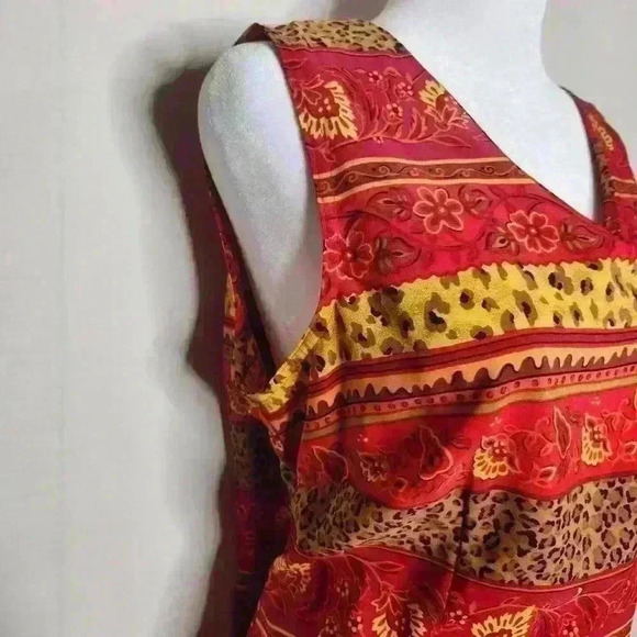 Sag Harbor women's leopard print maxi dress size 12 - Picture 6 of 9